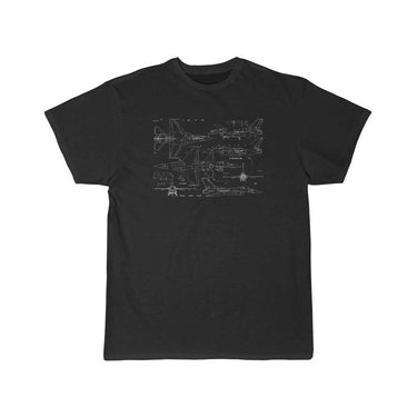 F16 Jet Aircraft Fighter Jet Blueprint Design T SHIRT THE AV8R